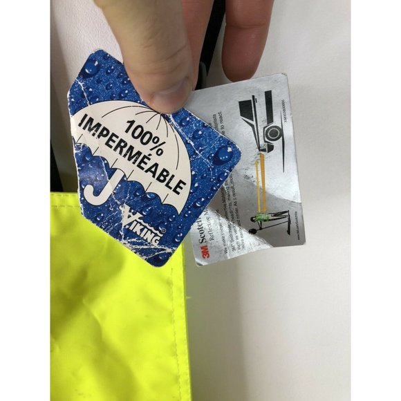 New Viking Journeyman 300D Overalls Bib Pants Hi-Viz Waterproof XXL Yellow - Picture 6 of 6